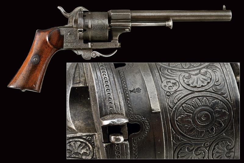 Bel revolver Lefaucheux a spillo