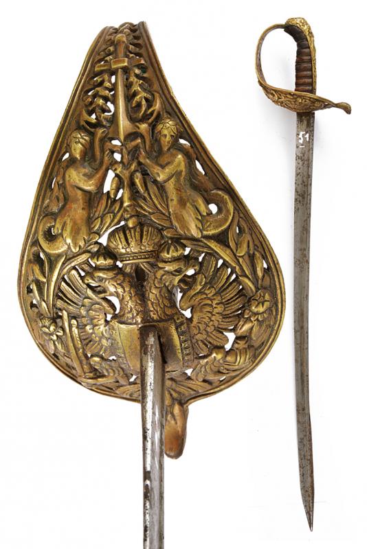 Sciabola da ufficiale di marina Mod. 1850/71