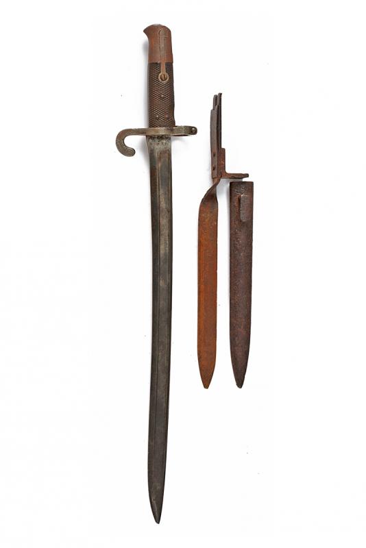 Baionetta Werndl mod. 1870 e un baionetta "Ersatz"
