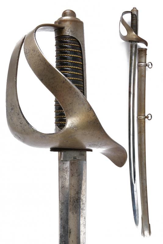 Sciabola da truppa di cavalleria leggera e da Carabinieri Reali a cavallo mod. 1834