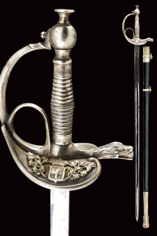 Rara spada Albertina mod. 1833 da ufficiale medico