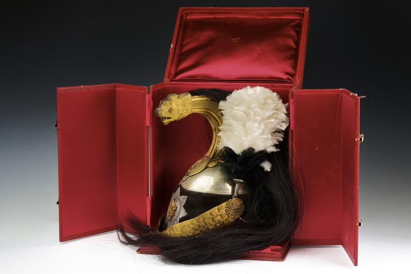 Magnifico elmo della Guardia Nobile epoca Pio IX