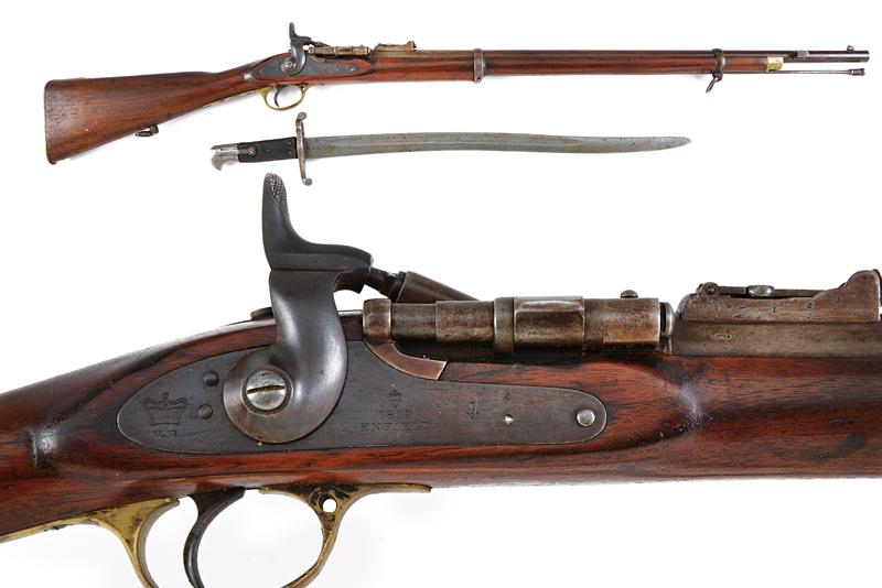 Fucile Snider Enfield a retrocarica con baionetta
