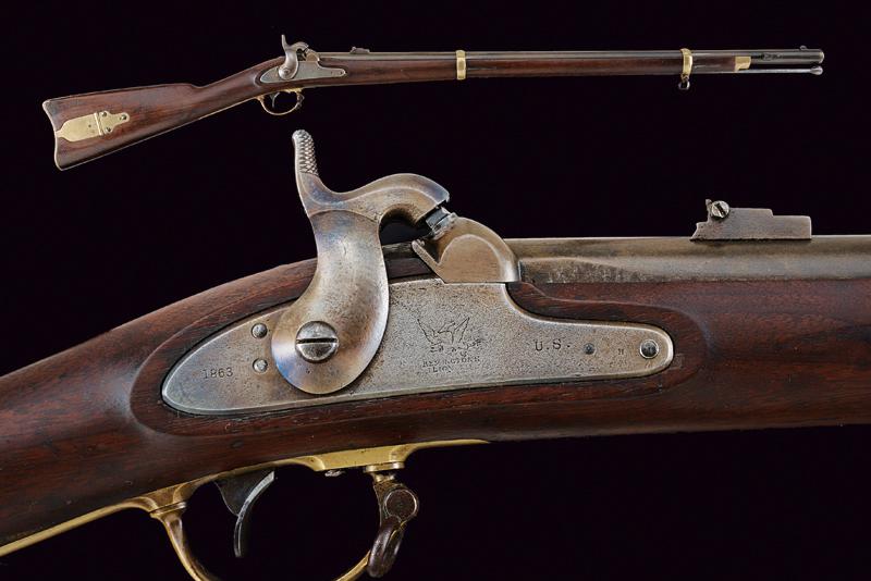 Interessante Remington "Zouave" Model 1863 a luminello
