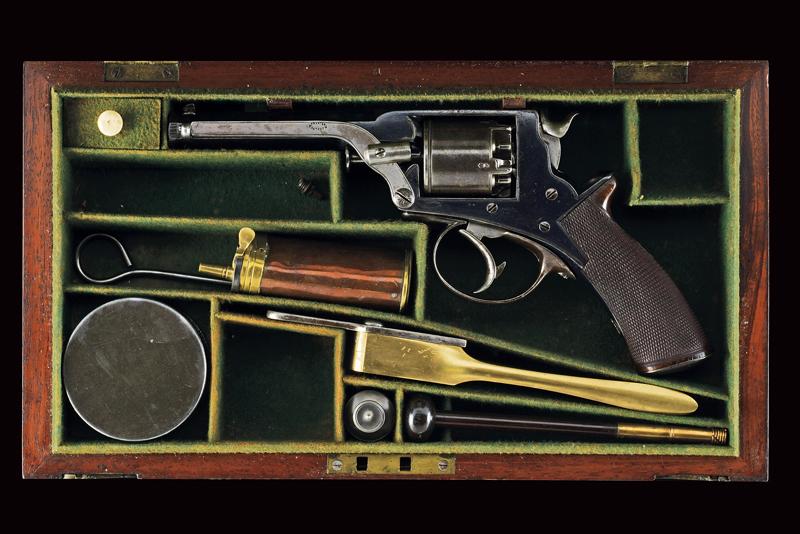 Revolver Tranter a luminello in cassetta