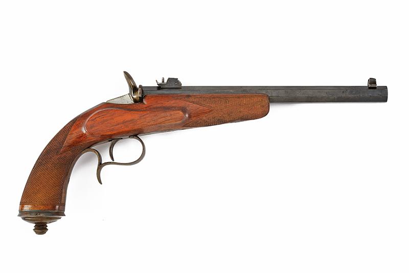 Pistola tipo Flobert a retrocarica