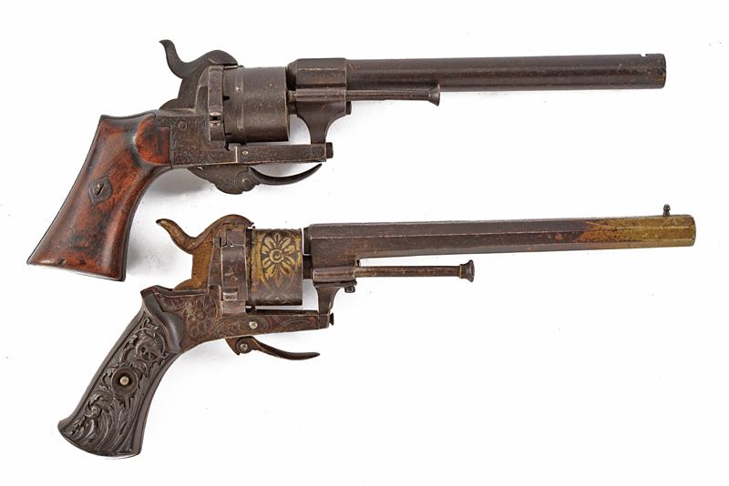 Lotto di due revolver a spillo