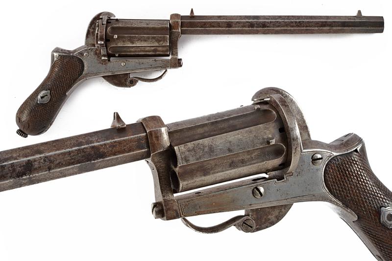 Pepperbox revolver a spillo