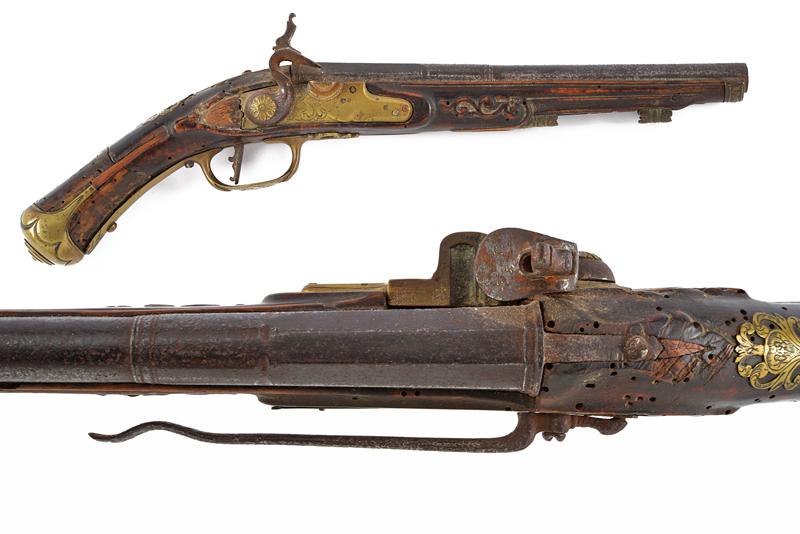 Pistola a pietra focaia