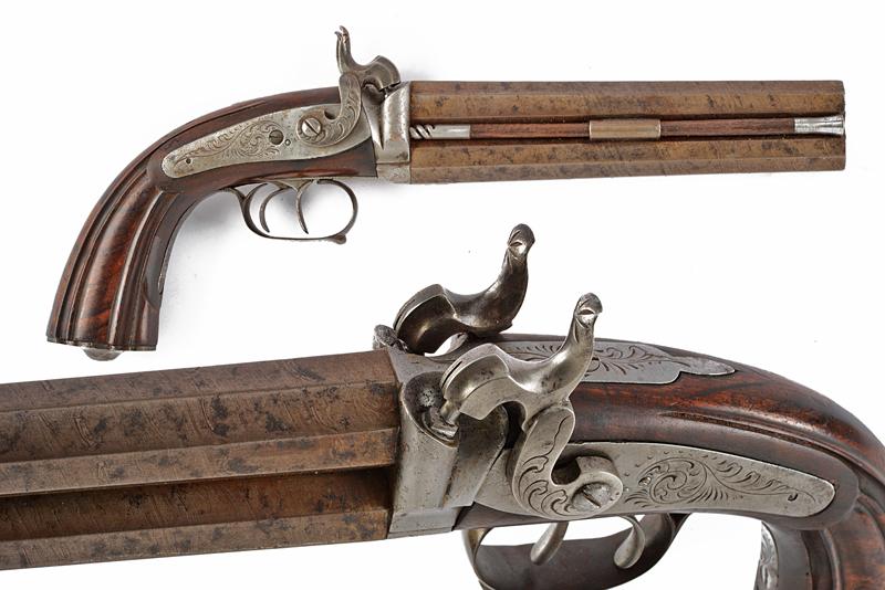 Pistola a luminello con canne sovrapposte