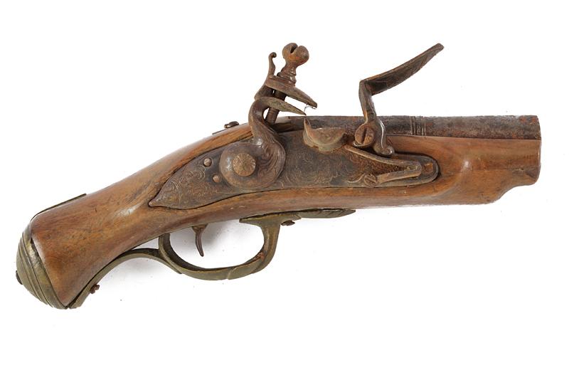Pistola a pietra focaia modificata