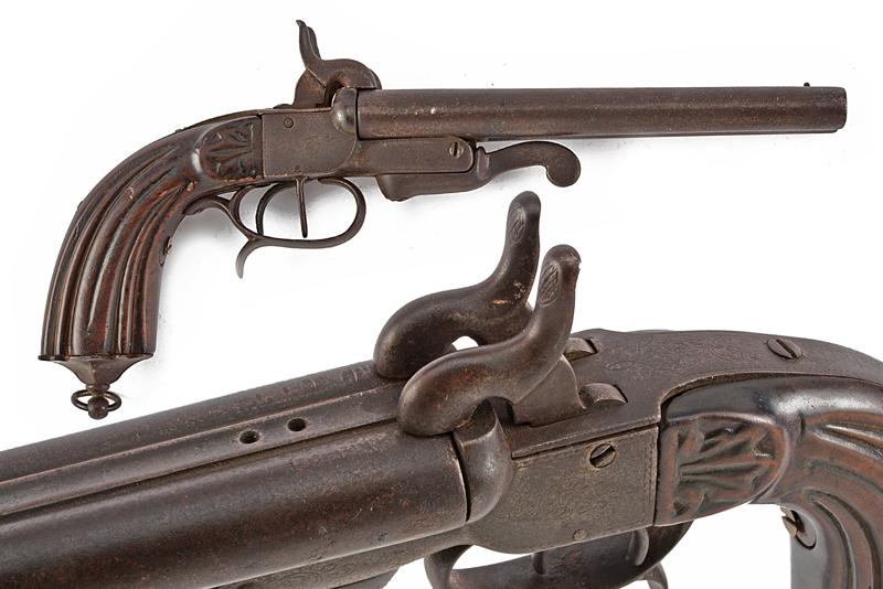 Pistola a spillo a due canne