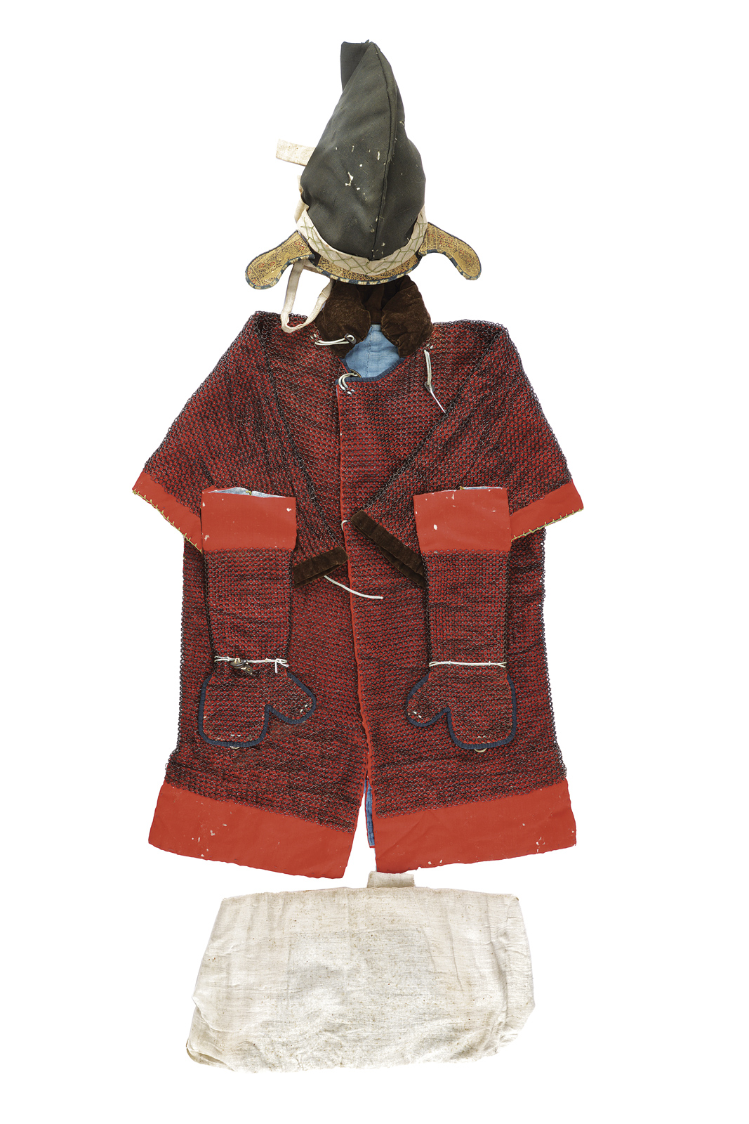 Kusari-katabira con cappello Eboshi e Kote