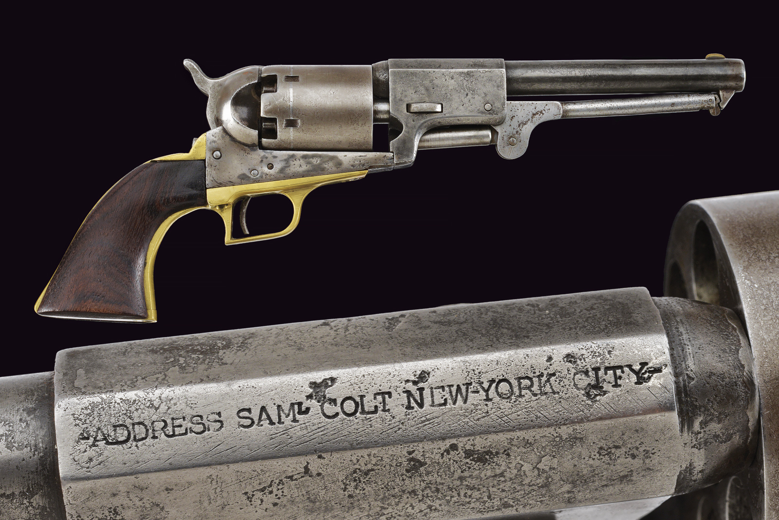 Raro Colt Second Model Dragoon Revolver