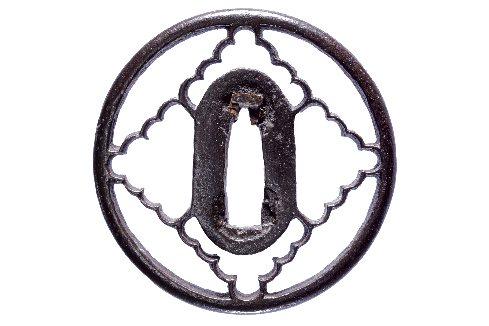 Tsuba attribuita alla scuola Akasaka