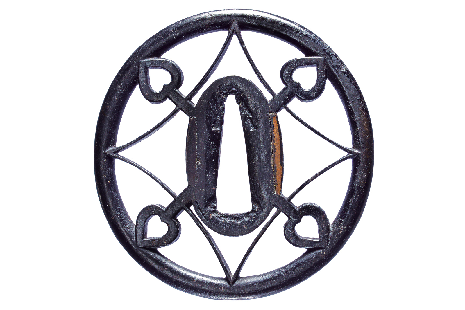 Tsuba attribuita alla scuola Tosa Myōchin
