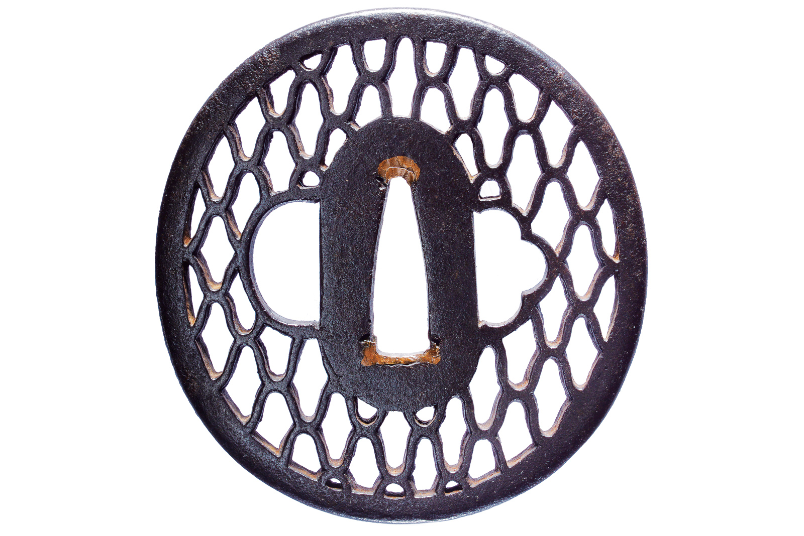 Tsuba attribuita alla scuola Hayashi di Higo