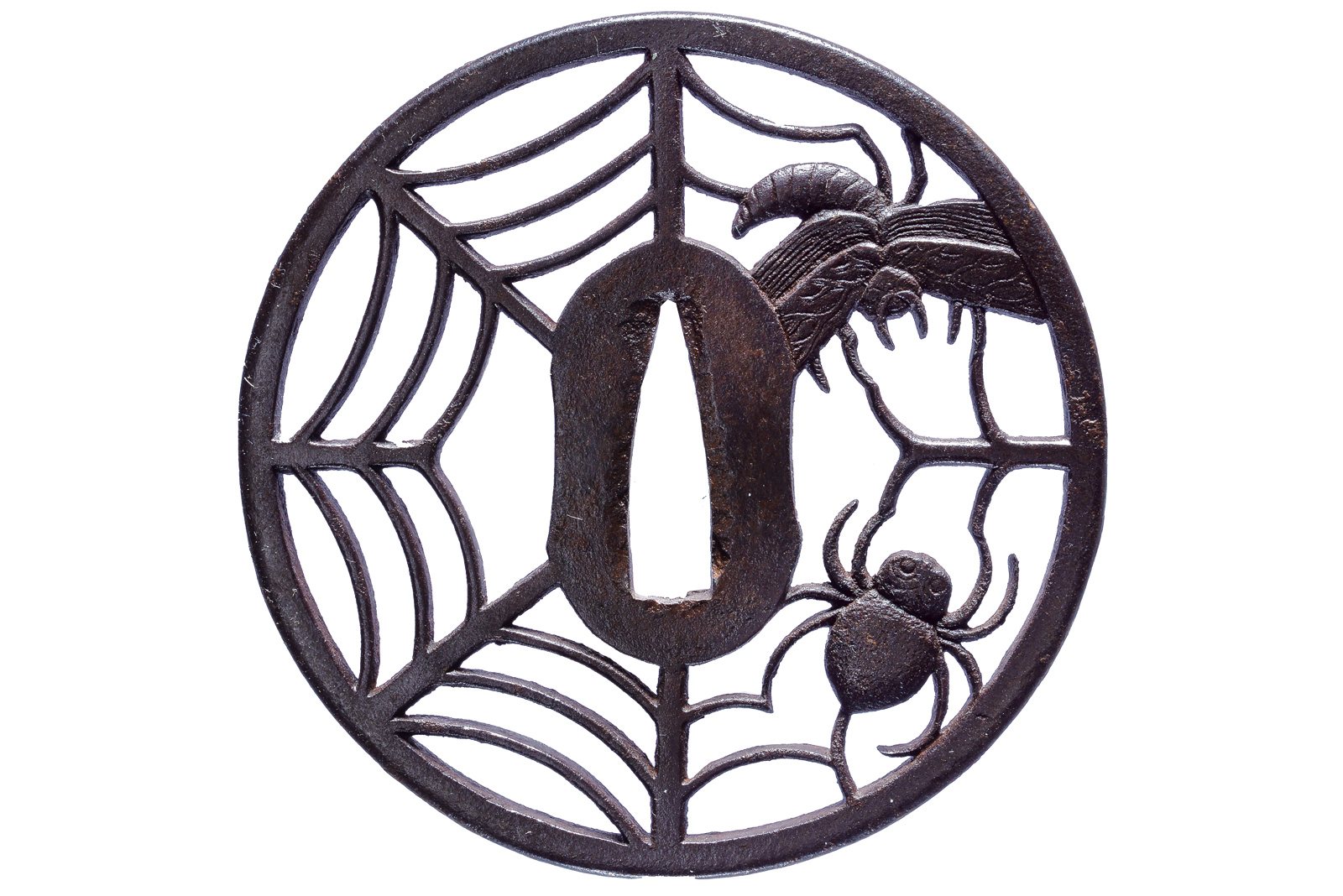 Tsuba firmata Echizen jū Kinai saku