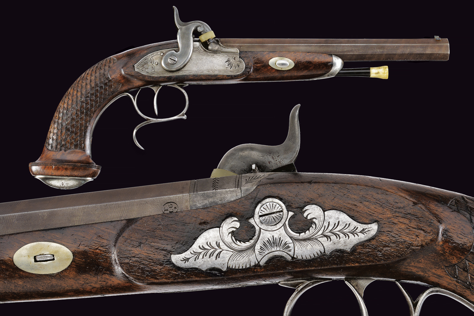 Pistola a luminello da tiro 