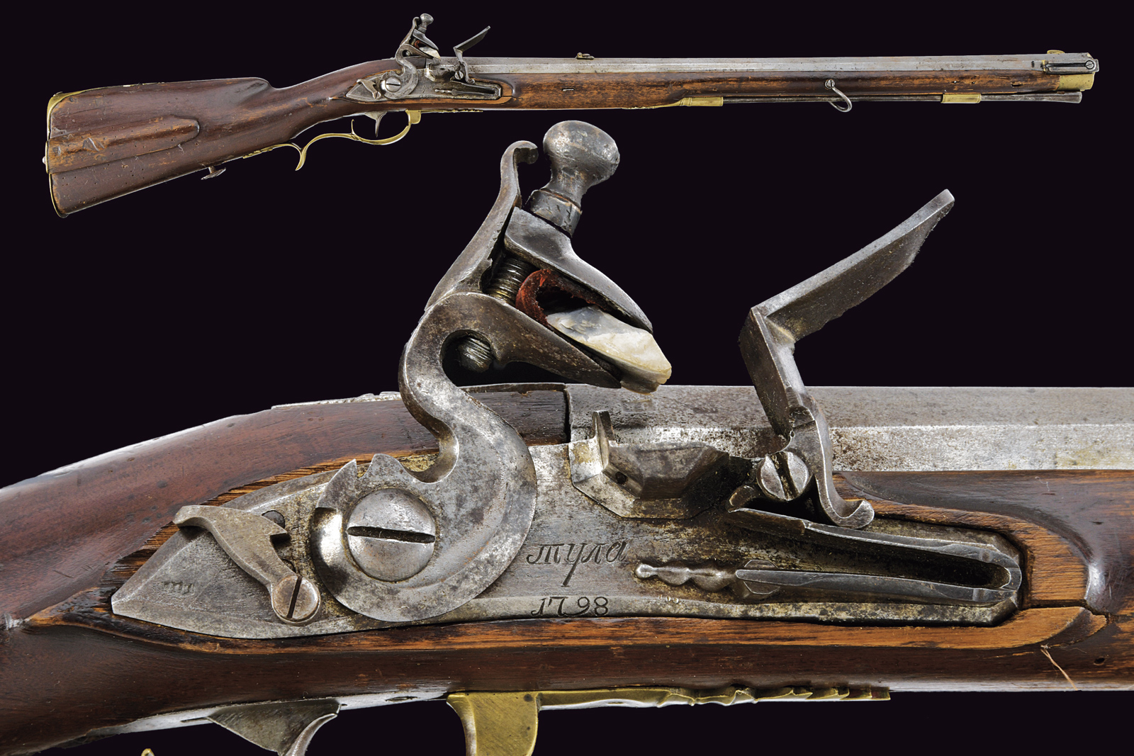 Rarissima carabina militare a pietra focaia