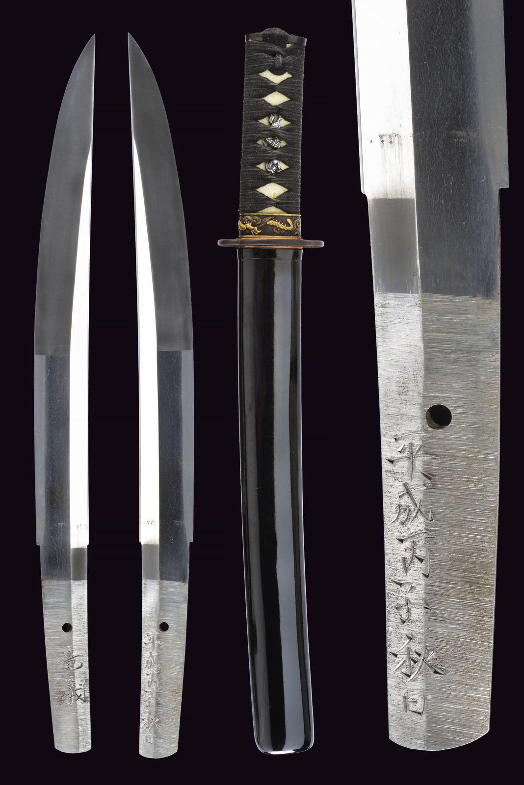Tanto firmato Tatsu Yoshi o Ryu Yoshi