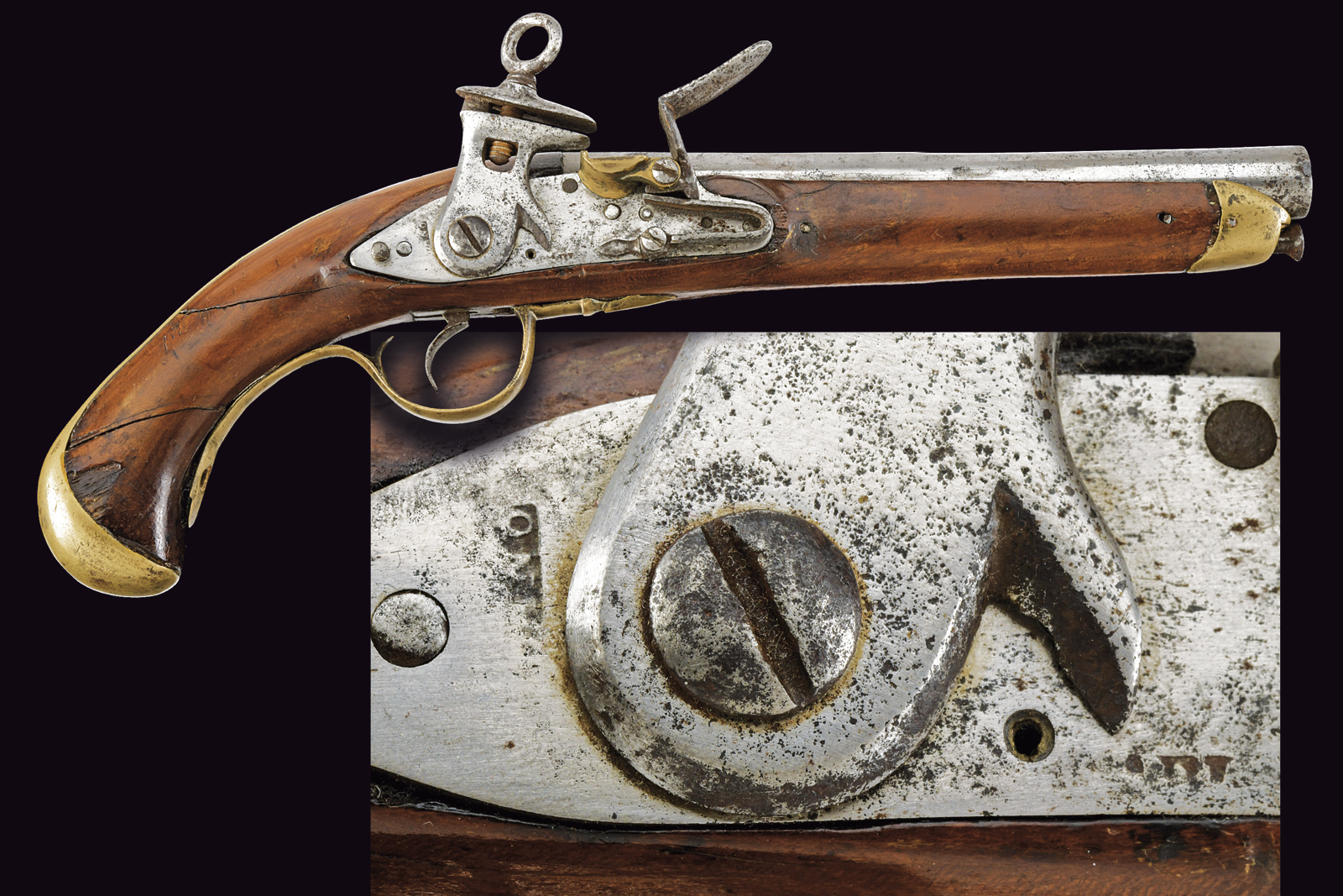 Pistola a pietra focaia