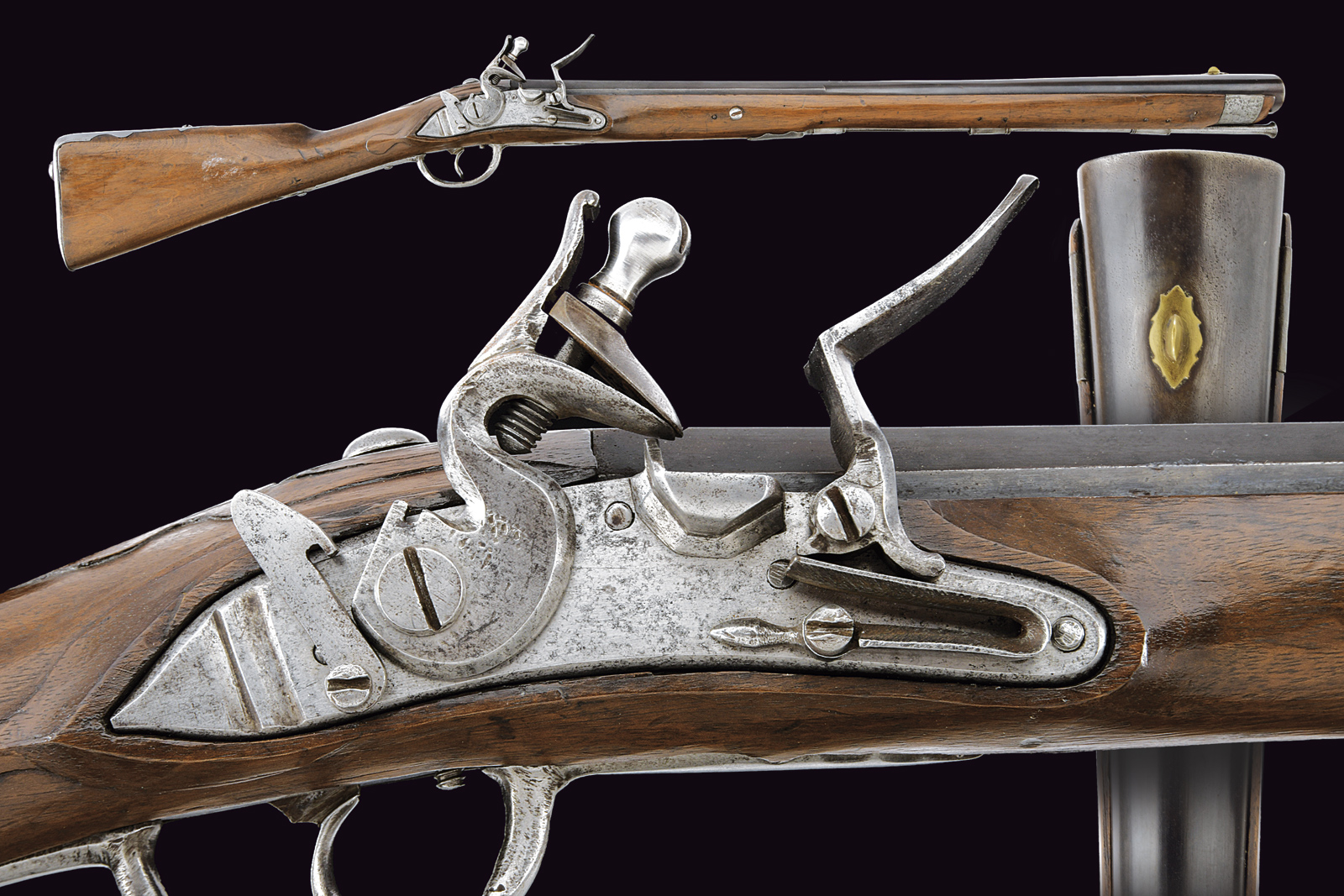 Raro Musqueton a pietra focaia da cavalleria mod. 1759/81