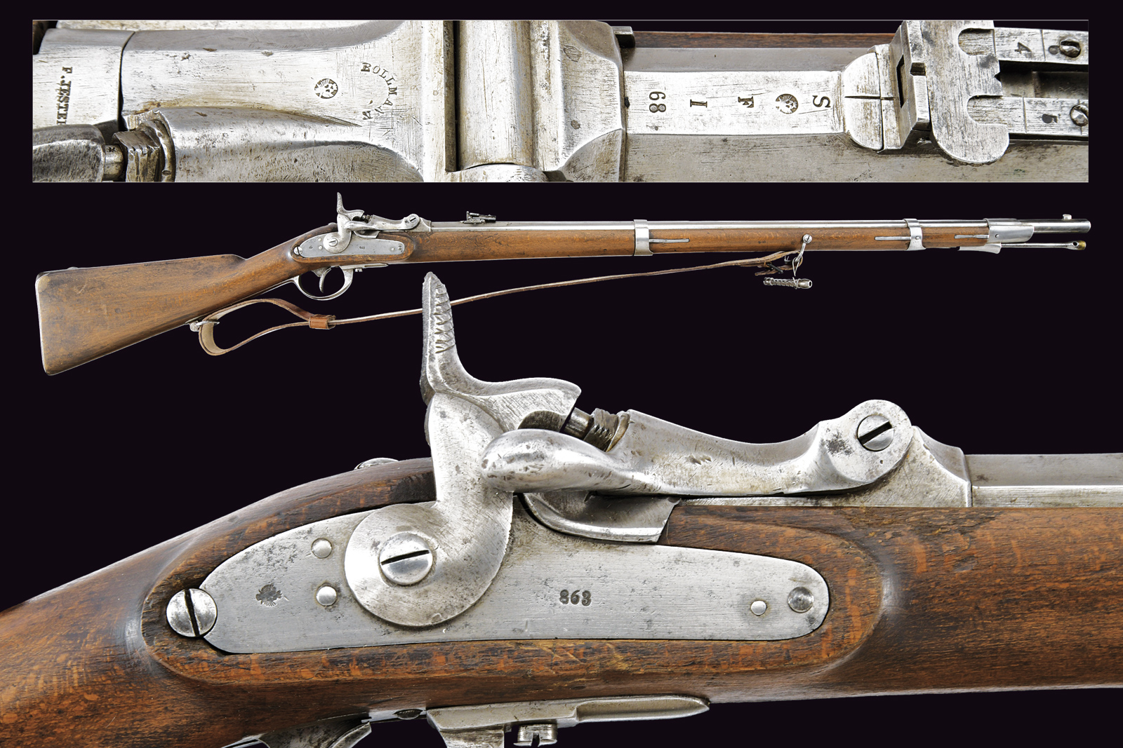 Fucile da fanteria  Mod. 1862/67 con sistema Wanzel