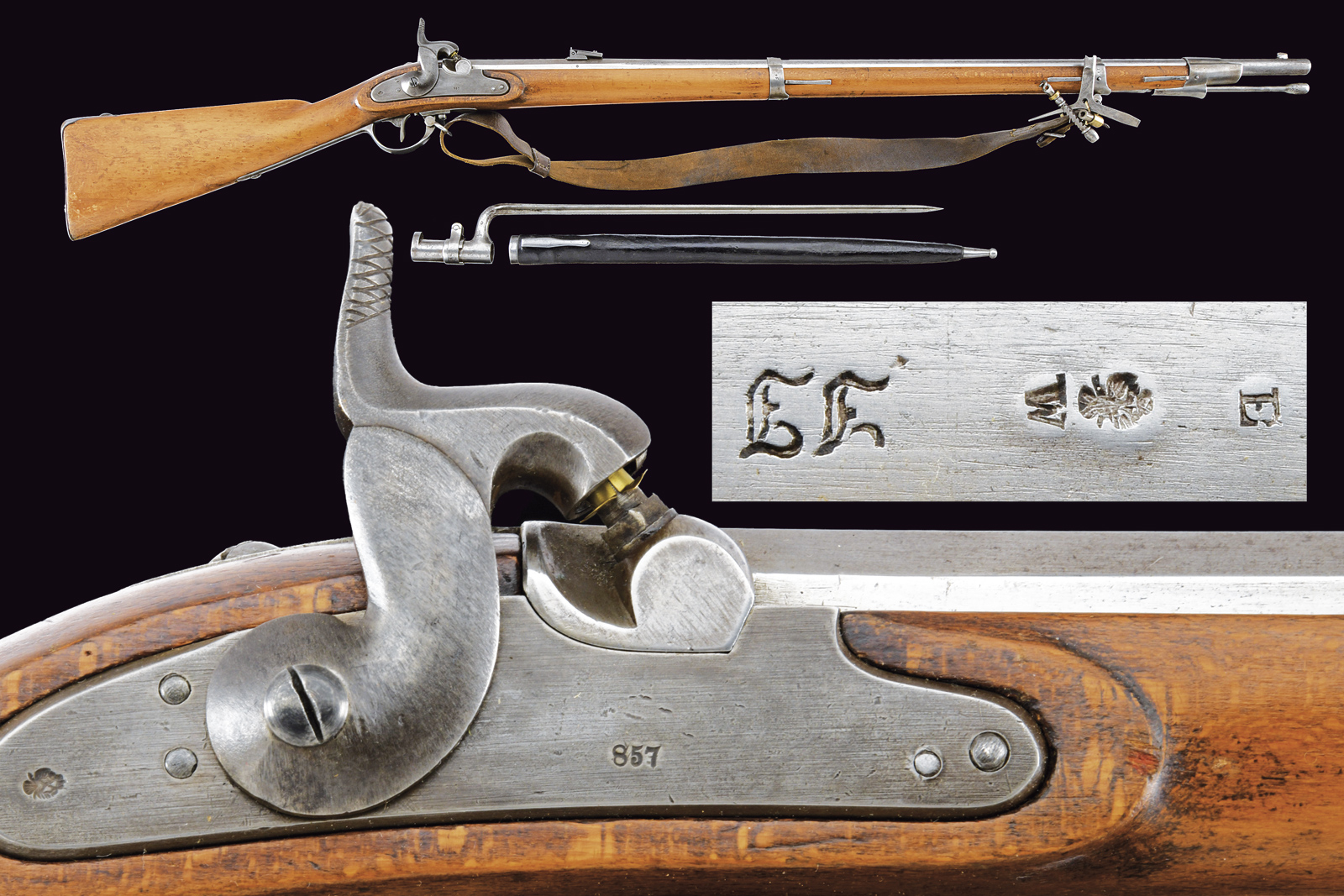 Fucile da fanteria Mod. 1854/II sistema Lorenz con baionetta