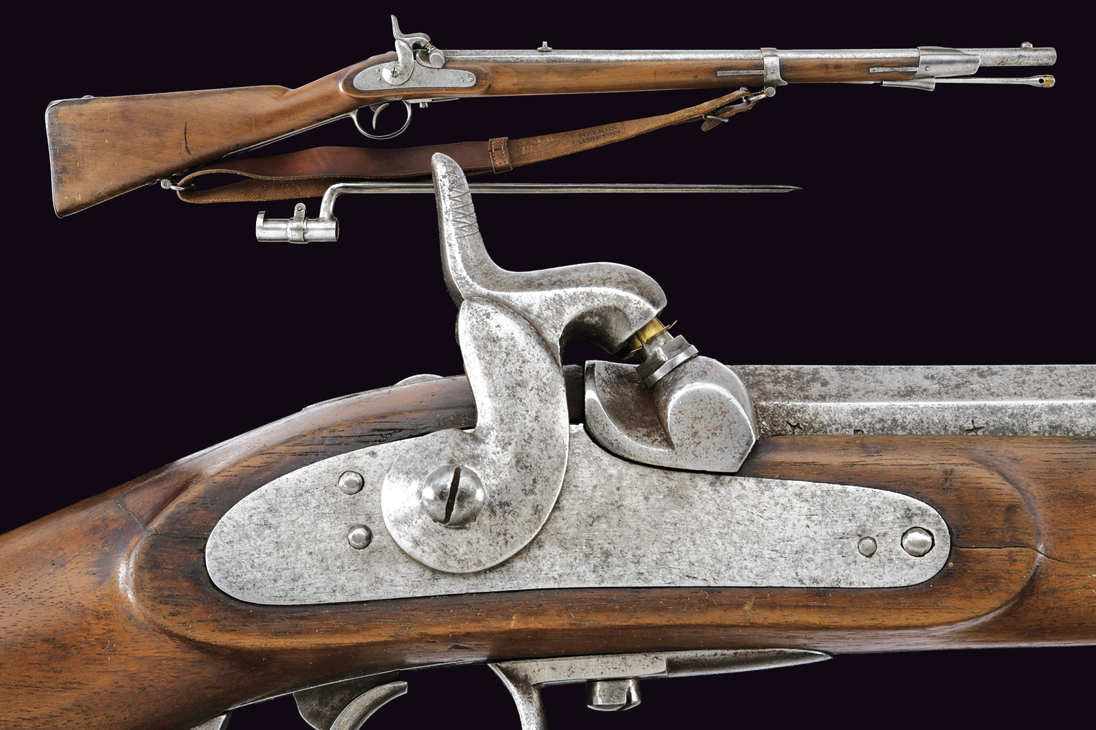 Extra-Korps-Gewehr a luminello mod. 1862 con baionetta