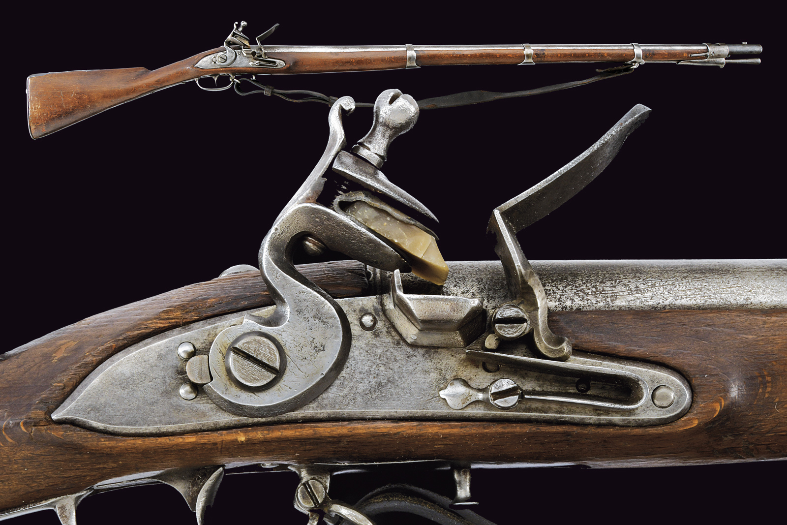 Raro fucile a pietra focaia da fanteria mod. 1754/67