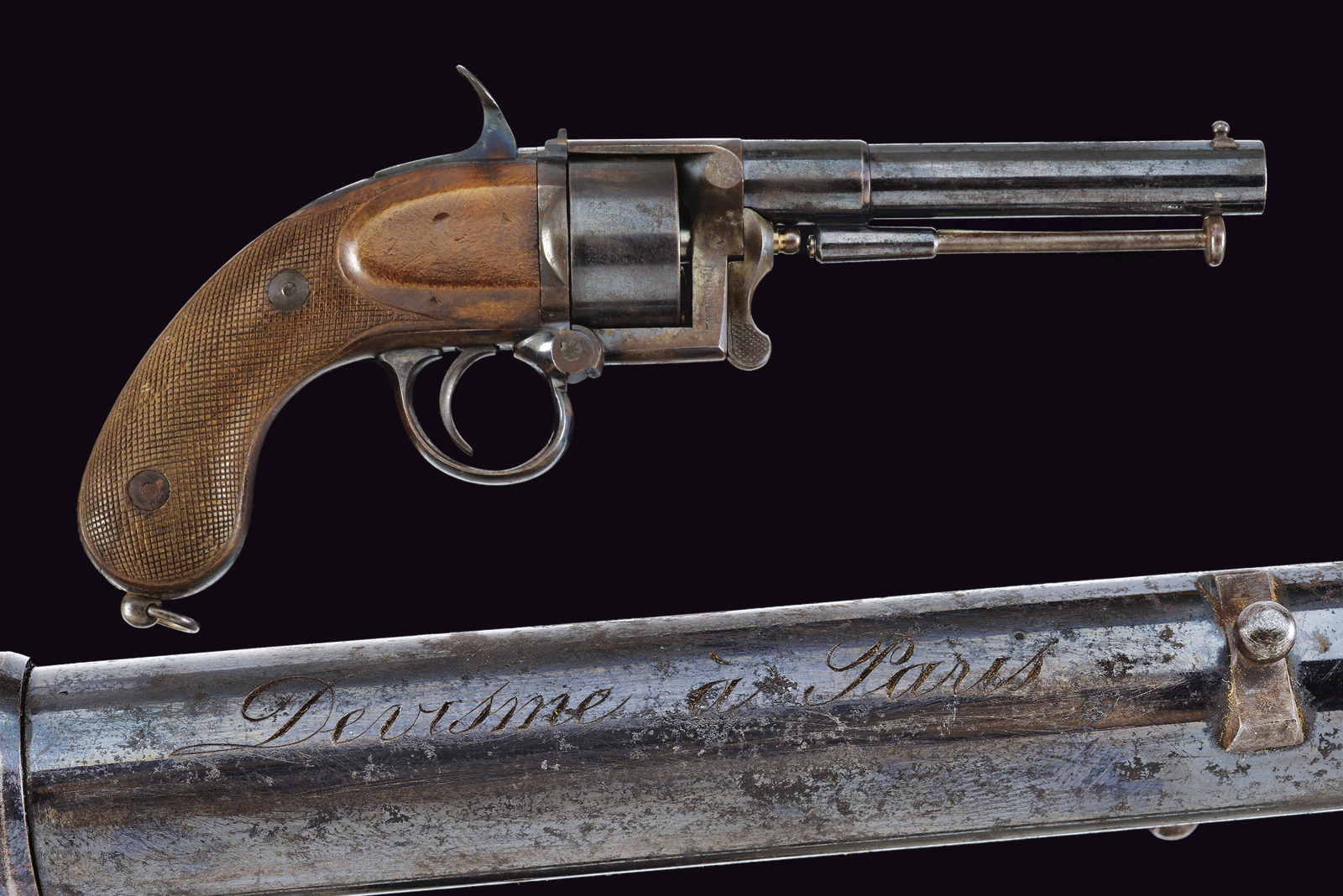 Revolver Mod. 1858/59 a percussione centrale di Devisme