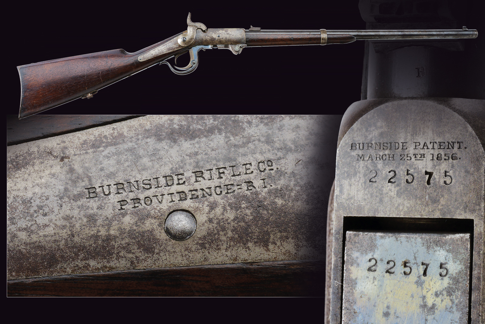 Carabina Burnside a retrocarica mod. 1856
