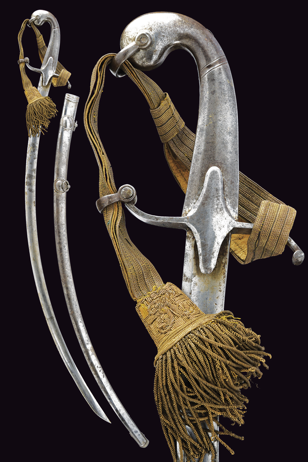 Rara sciabola da guardia reale ungherese mod. 1869