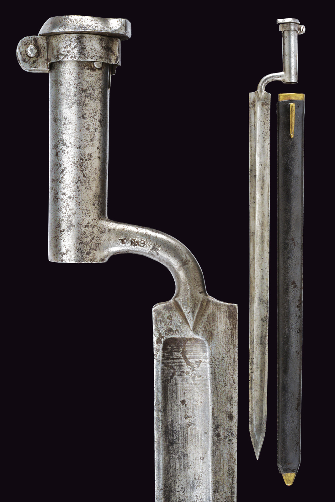  "Haubajonett"  a ghiera mod. 1807 per Jaegerstutzen