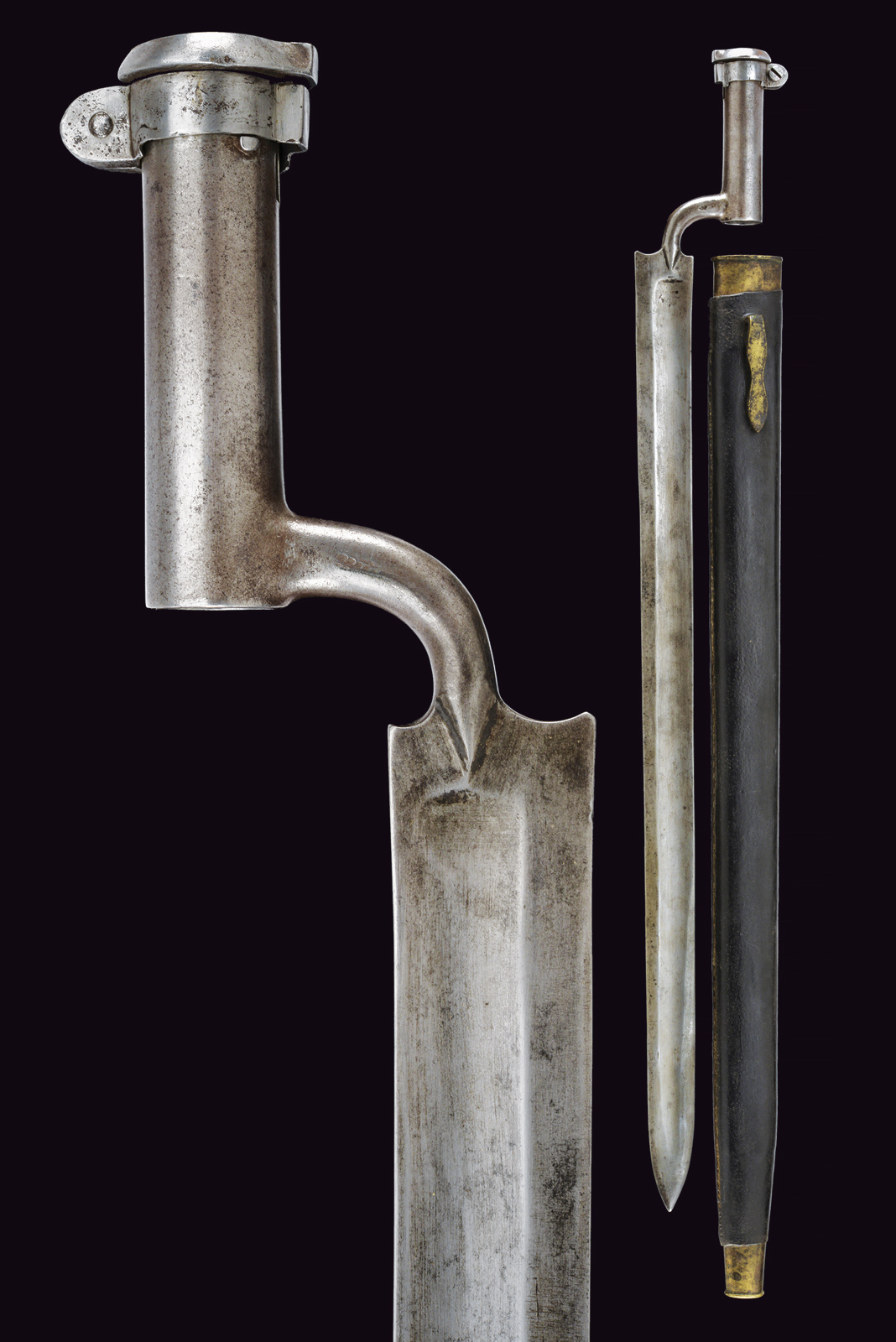  "Haubajonett" a ghiera mod. 1842 per Jaegerstutzen