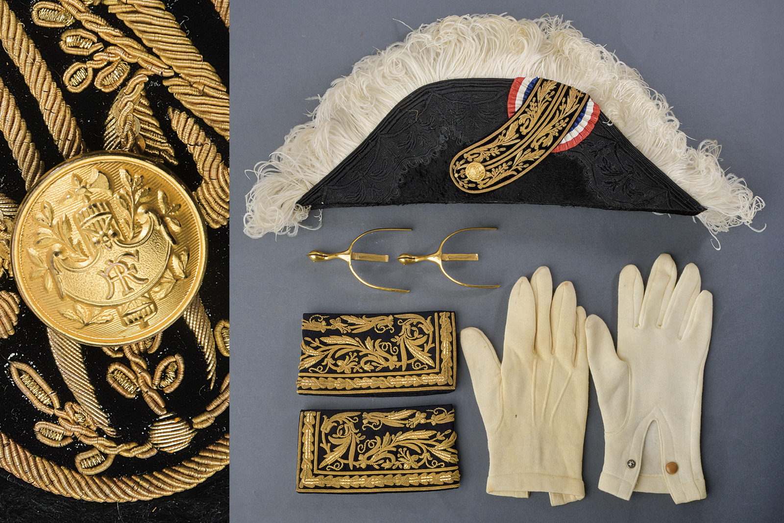 Elegante feluca diplomatico da Ministro Plenipotenziario