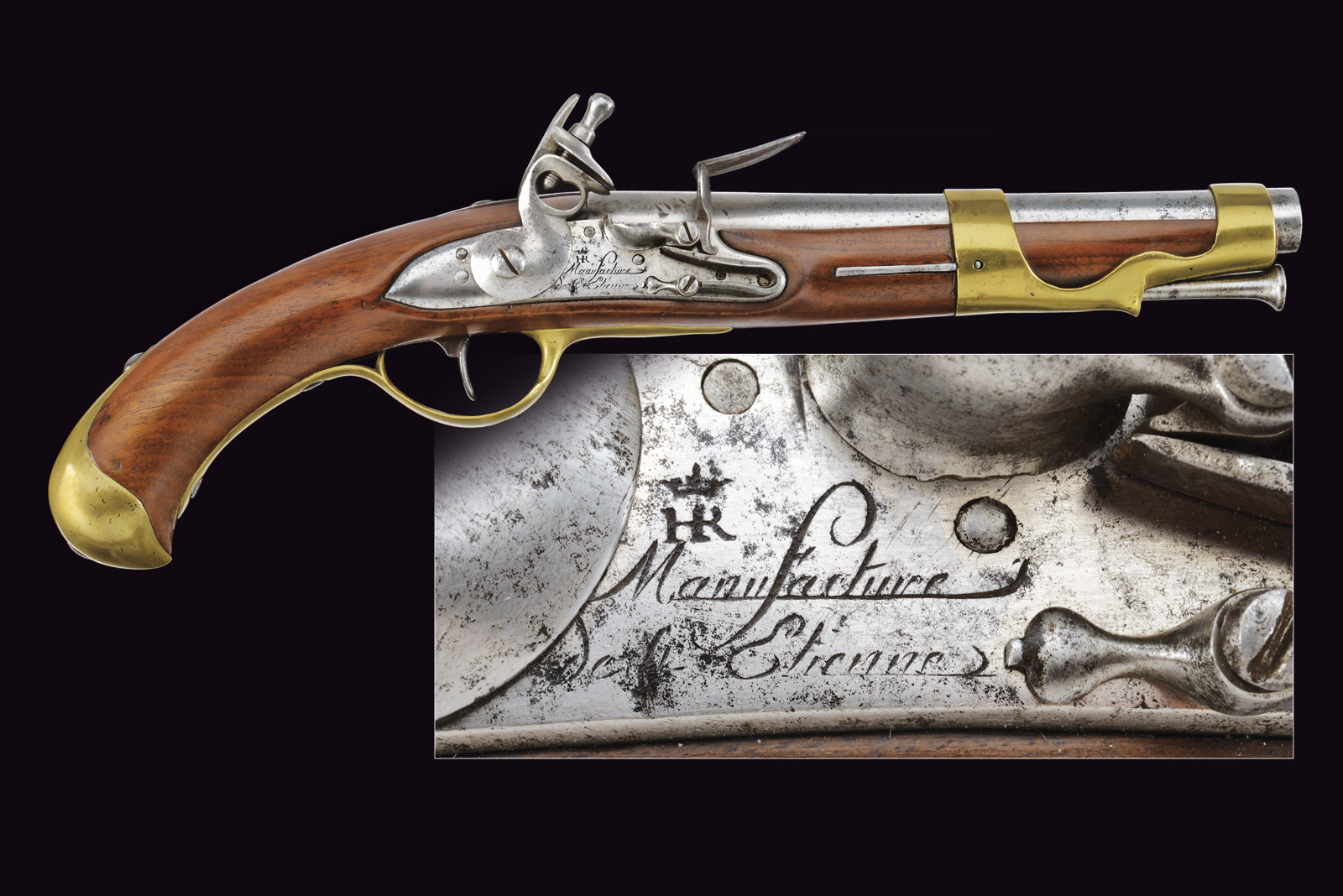 Pistola a pietra focaia Mod. 1763/66