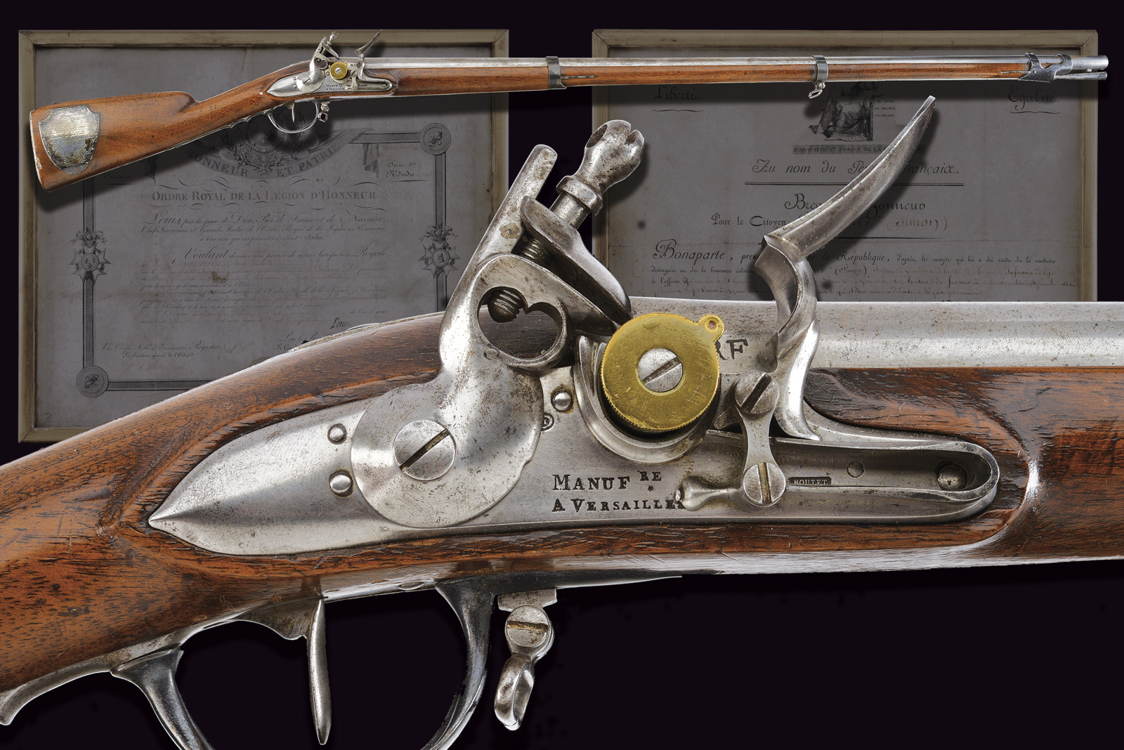 Eccezionale cimelio storico; Fucile d’onore di Boutet, Mod. 1777 / An IX, primo tipo