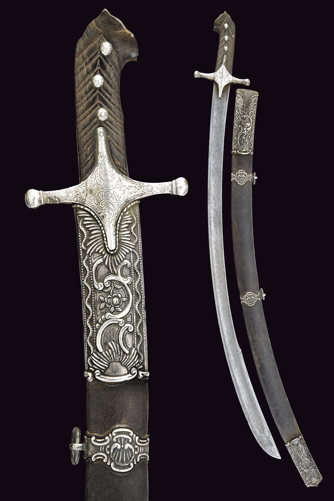 Karabela con fornimenti in argento