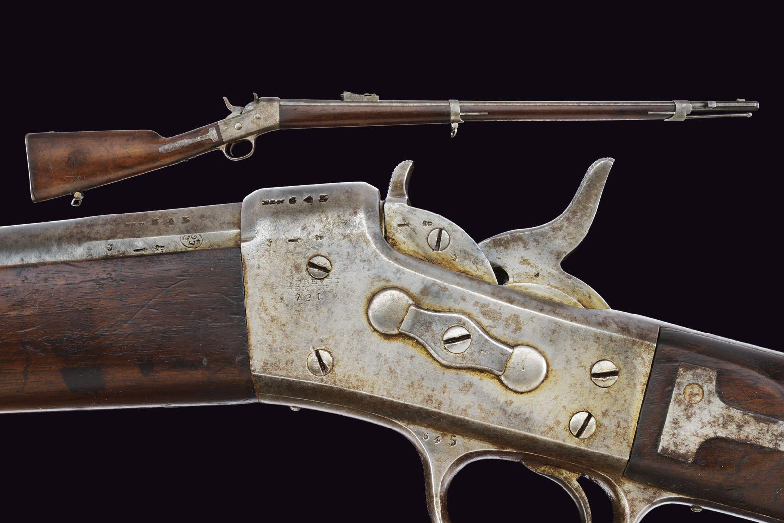 Raro fucile Remington a retrocarica da fanteria
