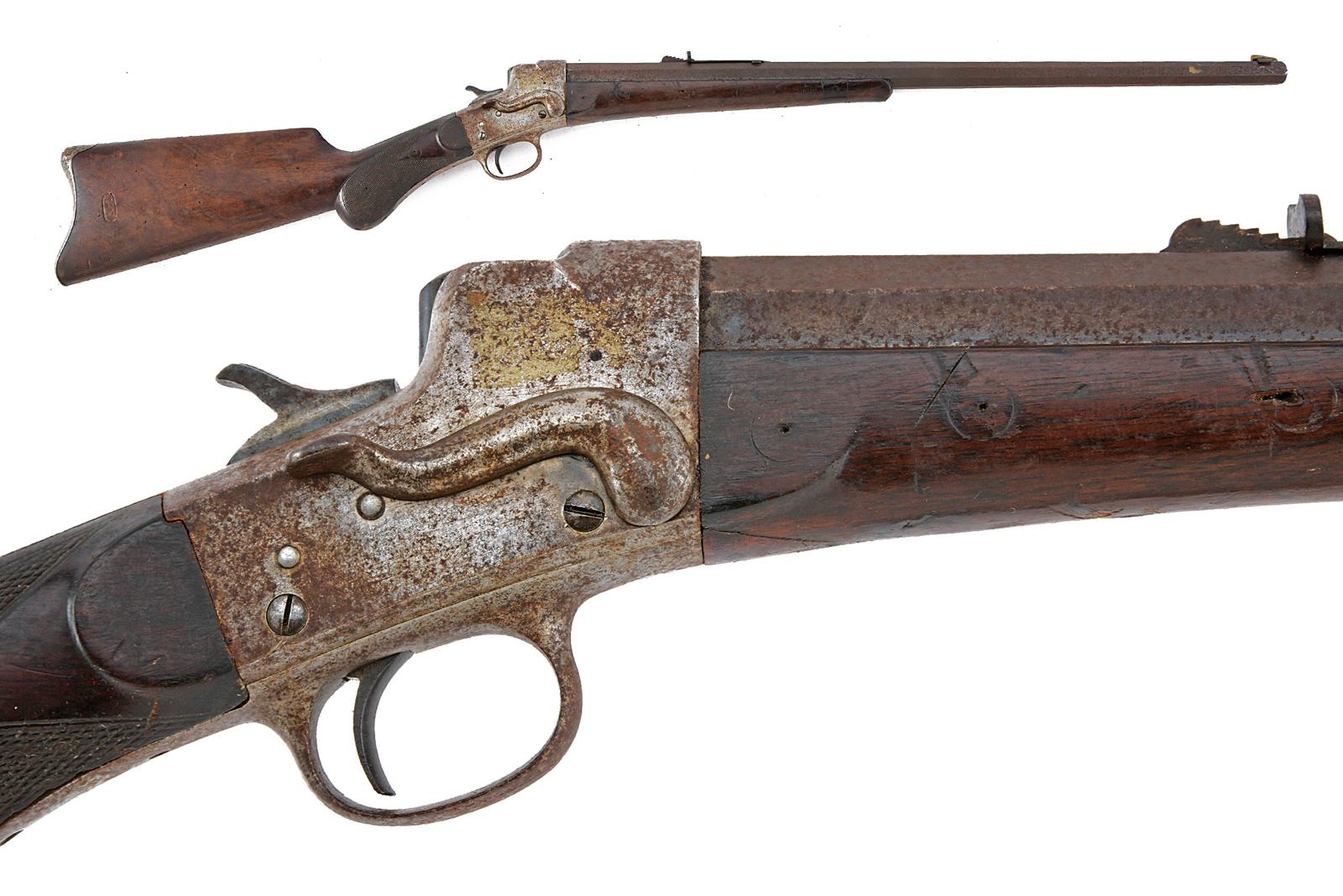 Fucile Remington-Hepburn No. 3 Sporting and Target Model a retrocarica
