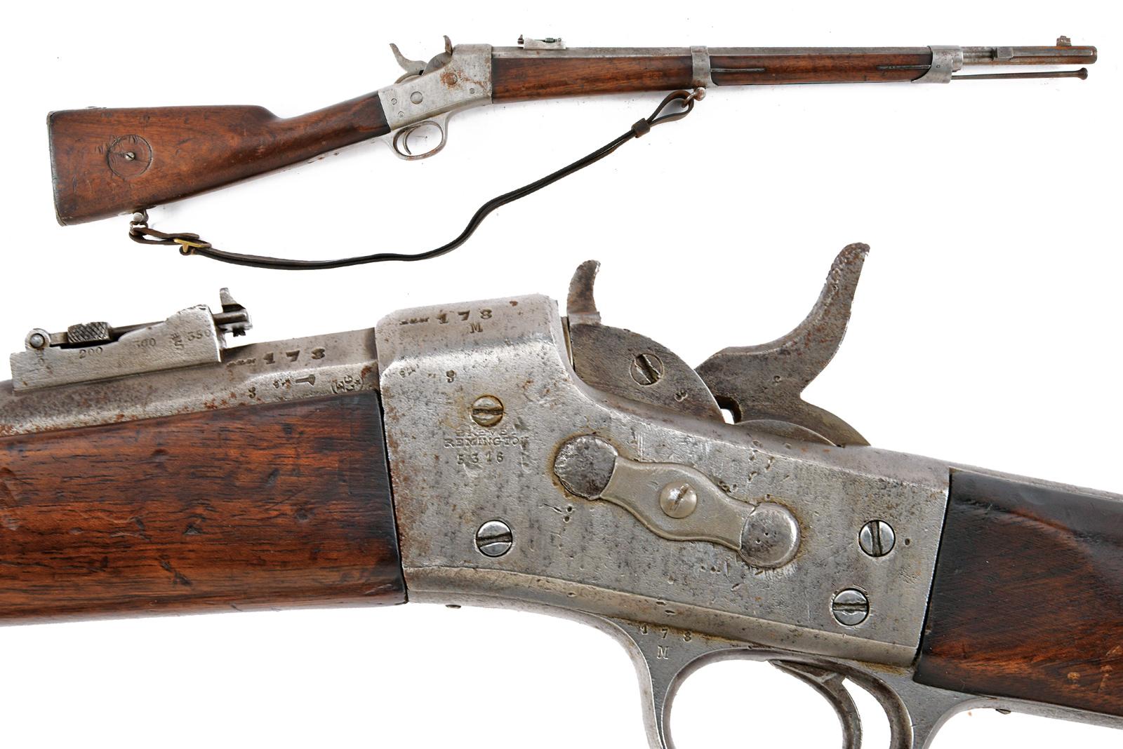 Carabina Remington a retrocarica