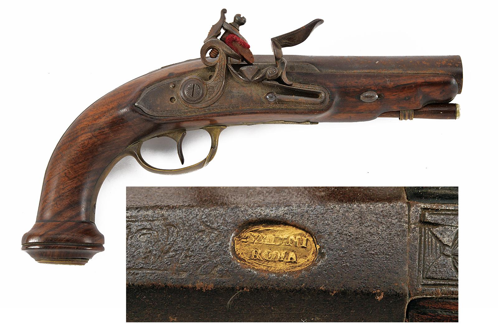 Pistola a pietra focaia