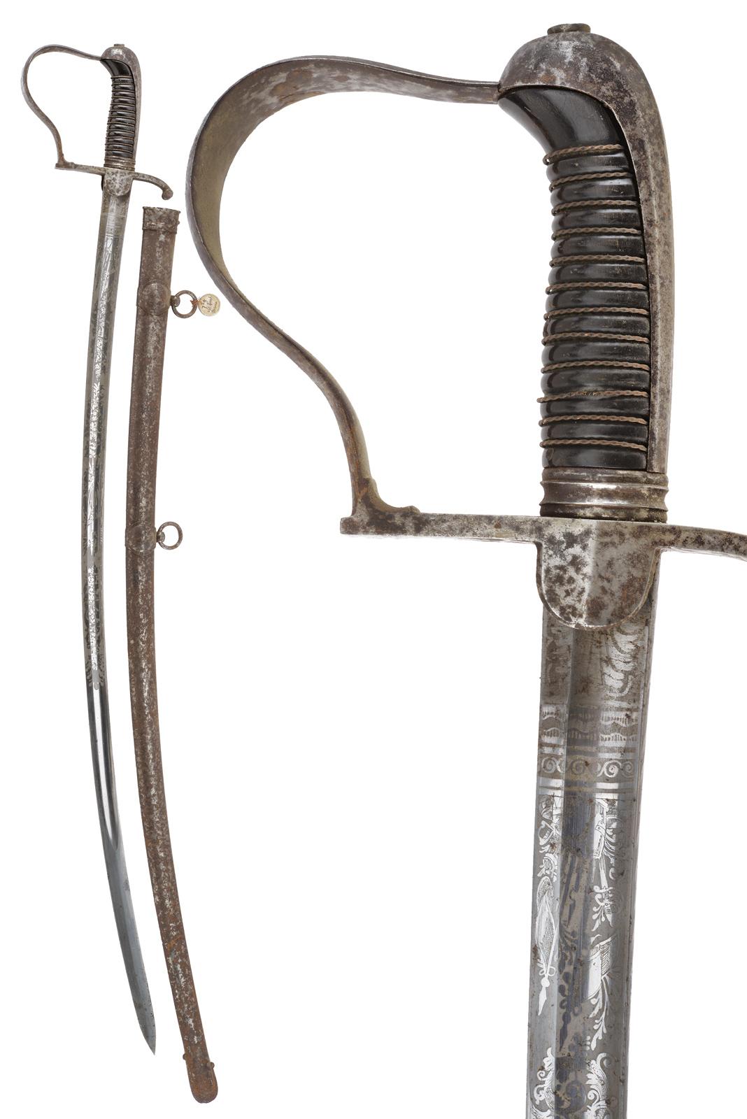 Sciabola da ufficiale sul modello austriaco 1836