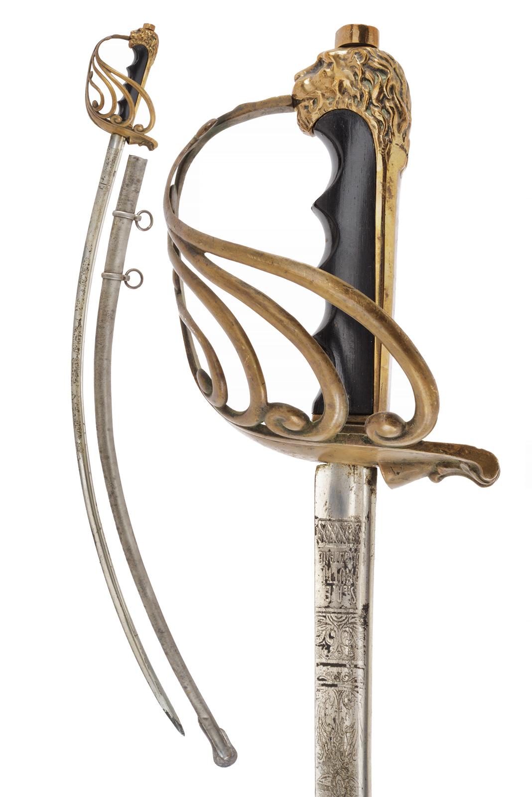 Sciabola dei bersaglieri adottato nel 1850