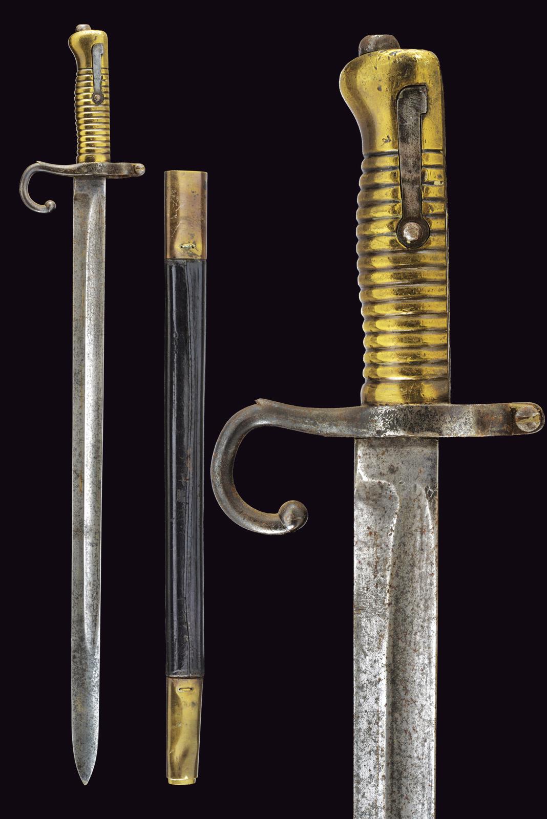 Baionetta Vetterli Mod. 1870 primo tipo