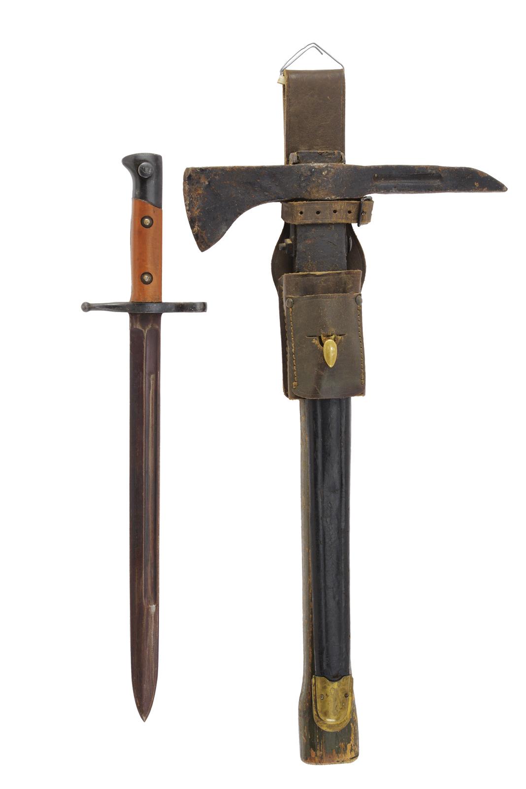 Baionetta mod. 1891 con scure