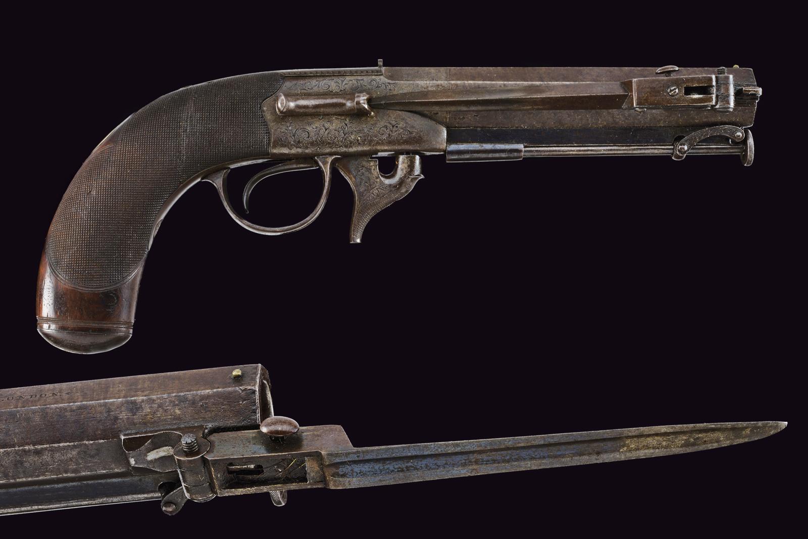 Pistola a luminello con baionetta a scatto