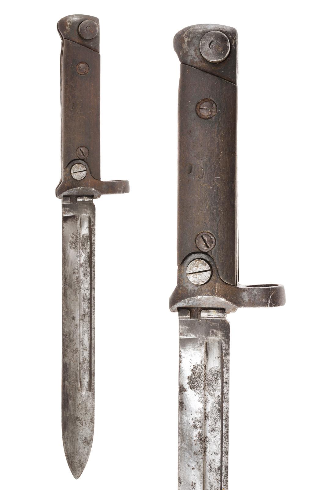Baionetta pieghevole per moschetto Carcano 91/38